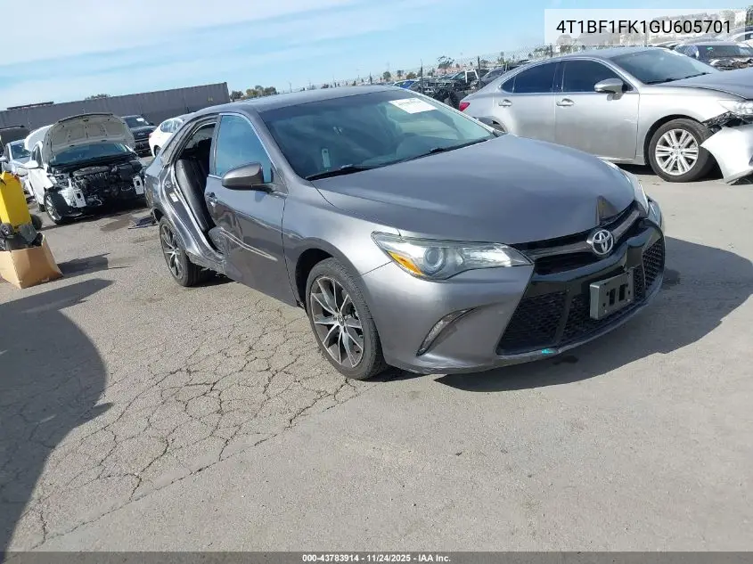 4T1BF1FK1GU605701 2016 Toyota Camry Xse