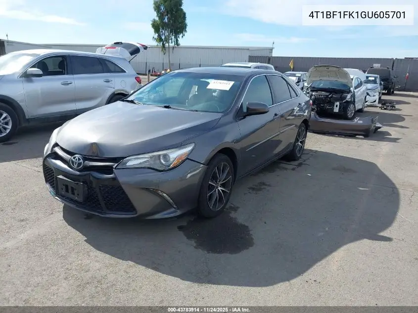 4T1BF1FK1GU605701 2016 Toyota Camry Xse