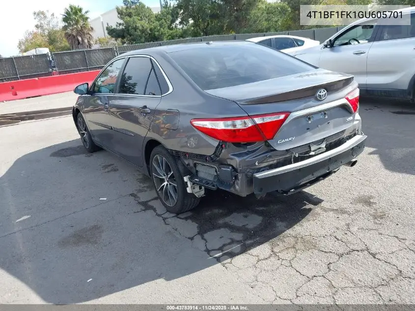 4T1BF1FK1GU605701 2016 Toyota Camry Xse