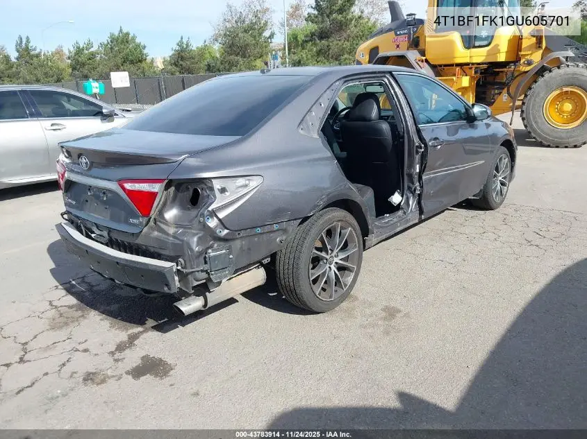 4T1BF1FK1GU605701 2016 Toyota Camry Xse