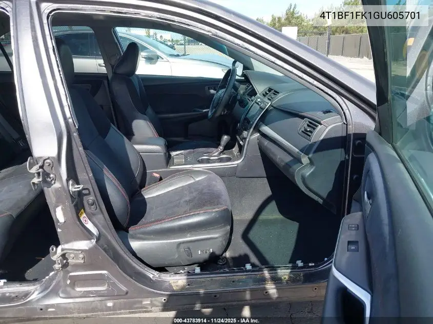 4T1BF1FK1GU605701 2016 Toyota Camry Xse
