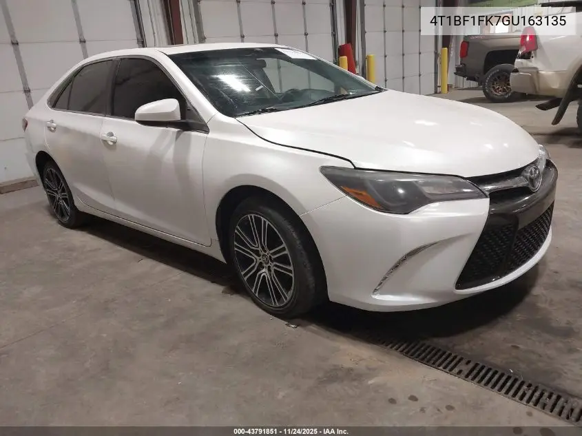 4T1BF1FK7GU163135 2016 Toyota Camry Se
