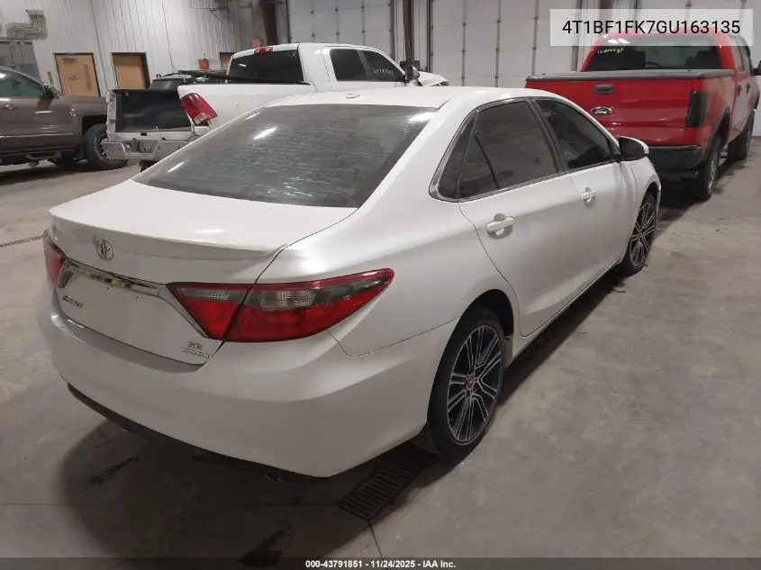 4T1BF1FK7GU163135 2016 Toyota Camry Se