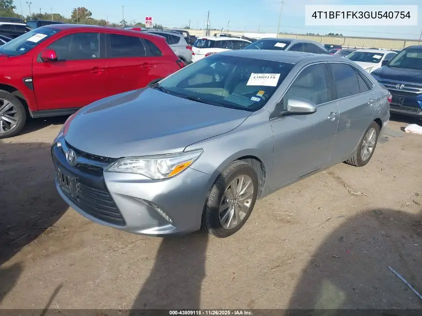 4T1BF1FK3GU540754 2016 Toyota Camry Xle