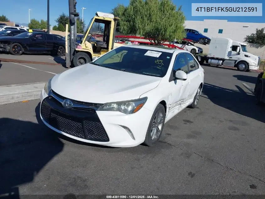 4T1BF1FK5GU212591 2016 Toyota Camry Se