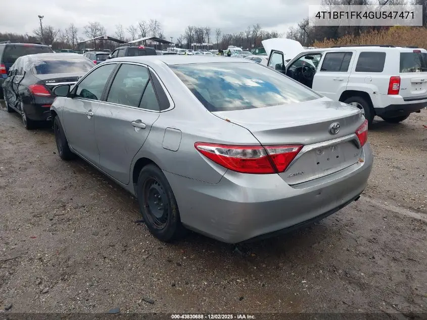 4T1BF1FK4GU547471 2016 Toyota Camry Le