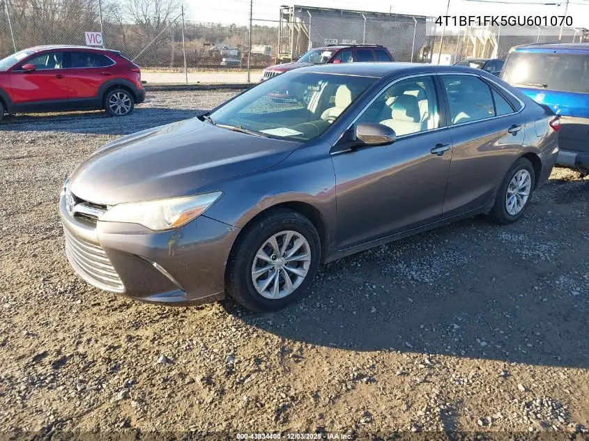 4T1BF1FK5GU601070 2016 Toyota Camry Le