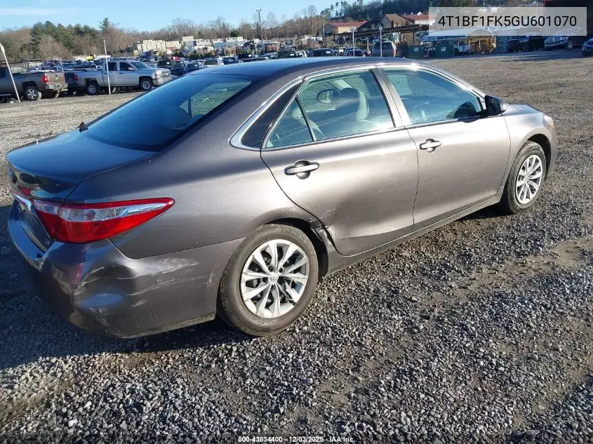 4T1BF1FK5GU601070 2016 Toyota Camry Le