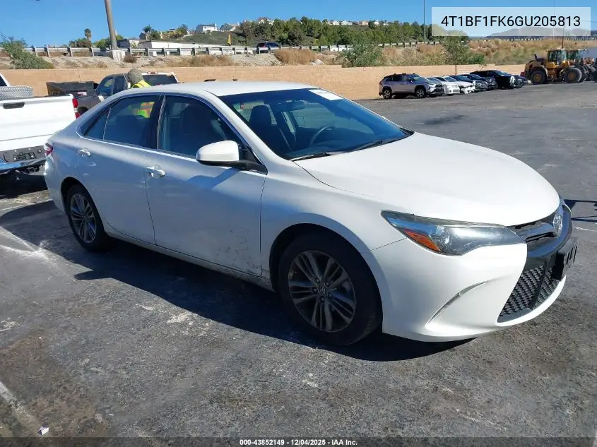 4T1BF1FK6GU205813 2016 Toyota Camry Se