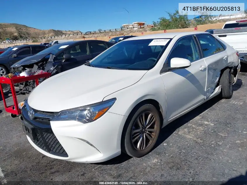 4T1BF1FK6GU205813 2016 Toyota Camry Se