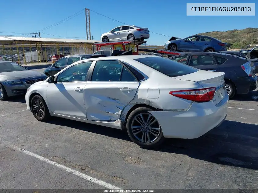 4T1BF1FK6GU205813 2016 Toyota Camry Se