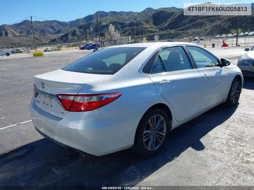 4T1BF1FK6GU205813 2016 Toyota Camry Se