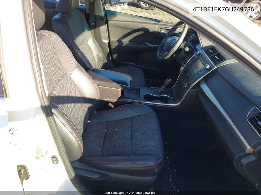 4T1BF1FK7GU249786 2016 Toyota Camry Se
