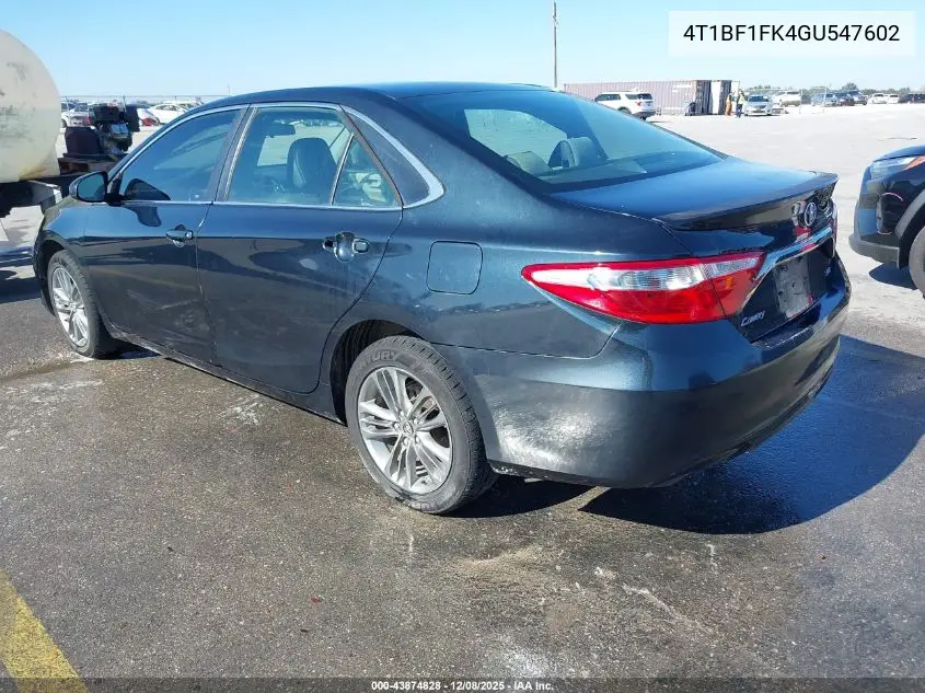 4T1BF1FK4GU547602 2016 Toyota Camry Se