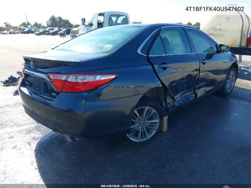 4T1BF1FK4GU547602 2016 Toyota Camry Se