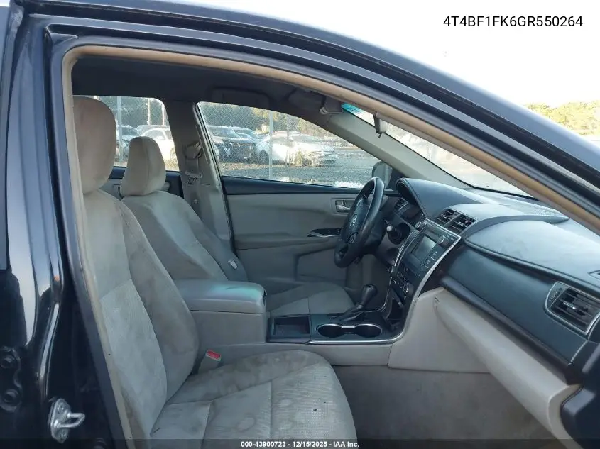 4T4BF1FK6GR550264 2016 Toyota Camry Le