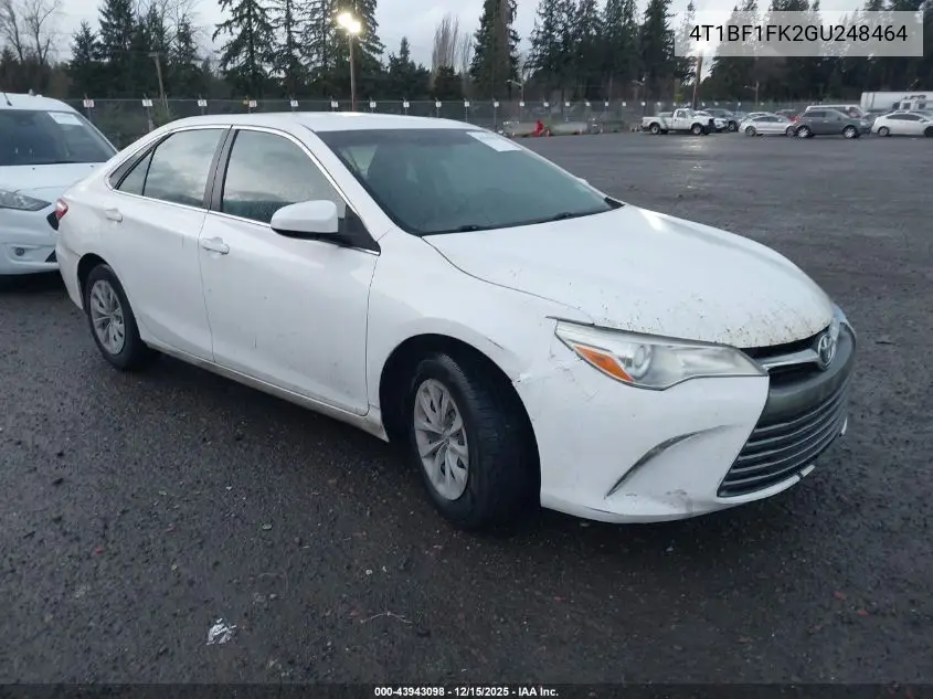 4T1BF1FK2GU248464 2016 Toyota Camry Le