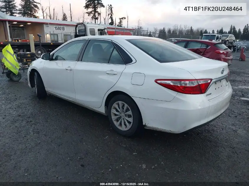 4T1BF1FK2GU248464 2016 Toyota Camry Le