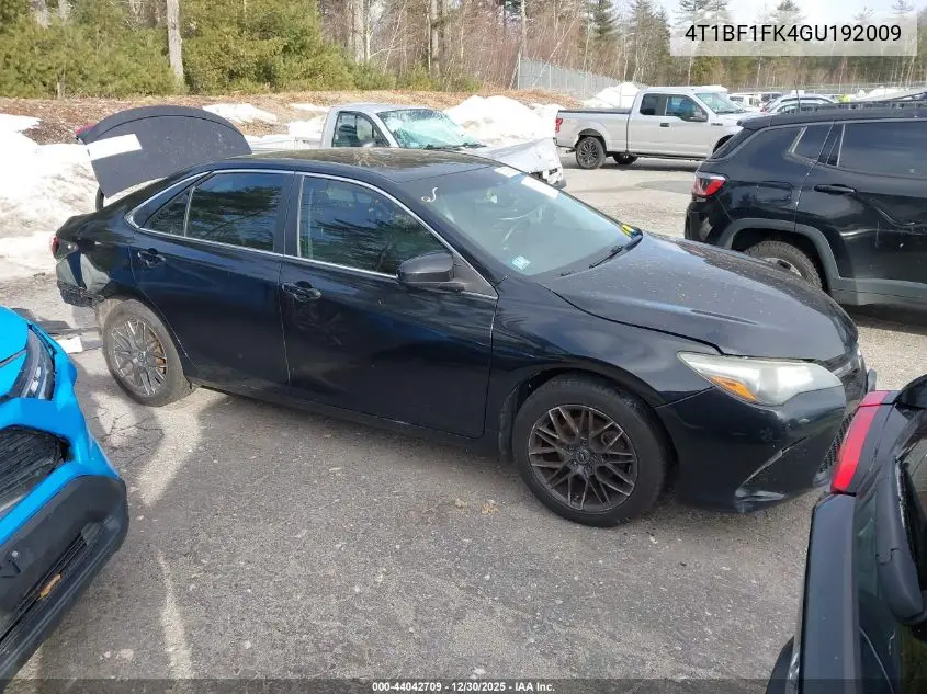 4T1BF1FK4GU192009 2016 Toyota Camry Se
