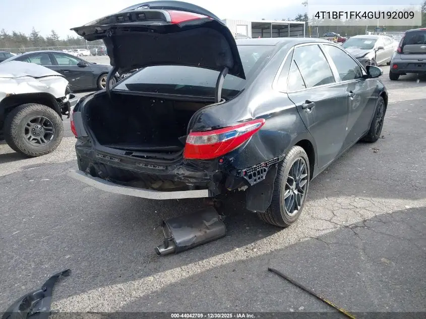 4T1BF1FK4GU192009 2016 Toyota Camry Se