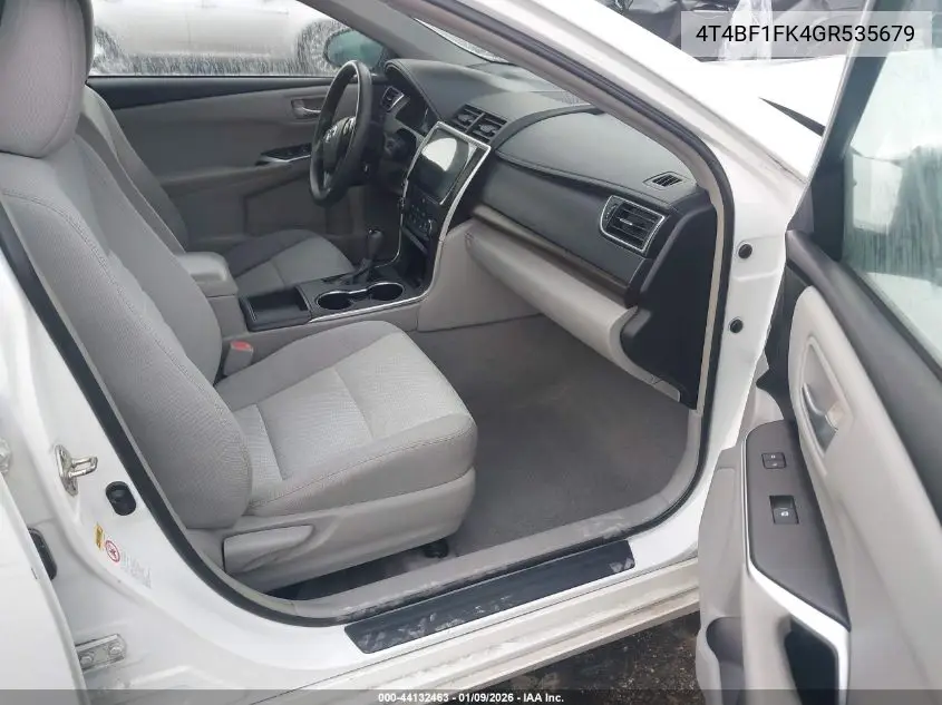 4T4BF1FK4GR535679 2016 Toyota Camry Le