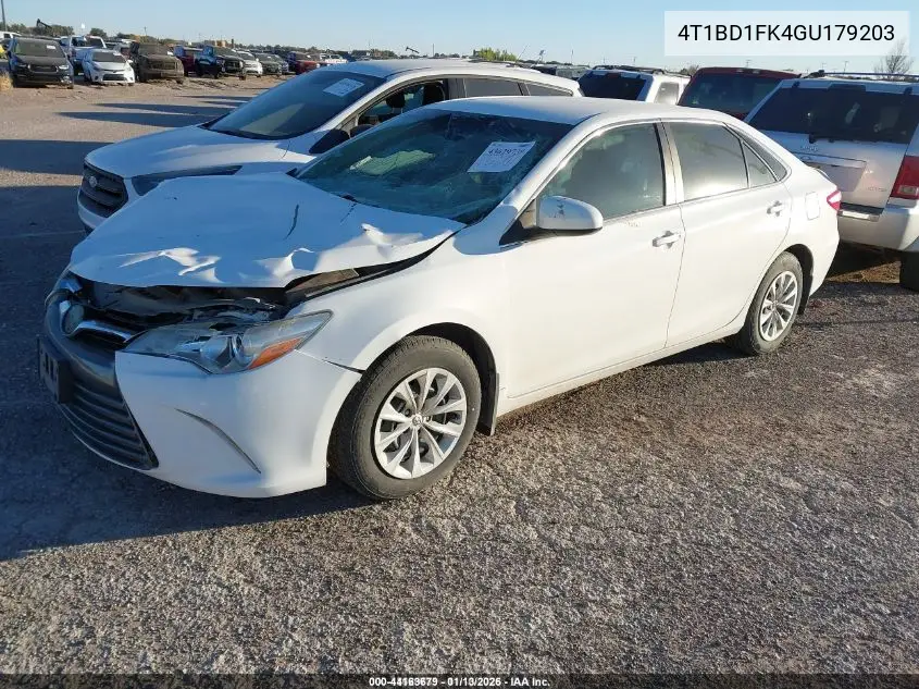 4T1BD1FK4GU179203 2016 Toyota Camry Hybrid Le
