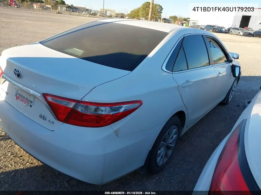 4T1BD1FK4GU179203 2016 Toyota Camry Hybrid Le