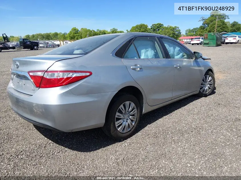 4T1BF1FK9GU248929 2016 Toyota Camry Le