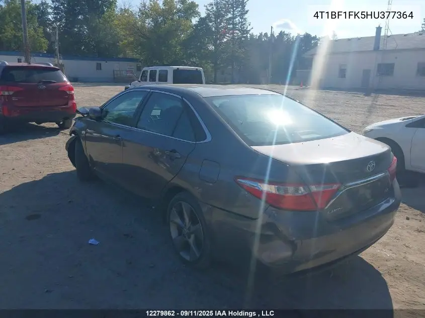 4T1BF1FK5HU377364 2017 Toyota Camry Le/Xle/Se/Xse