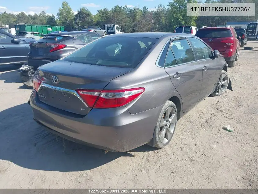 4T1BF1FK5HU377364 2017 Toyota Camry Le/Xle/Se/Xse