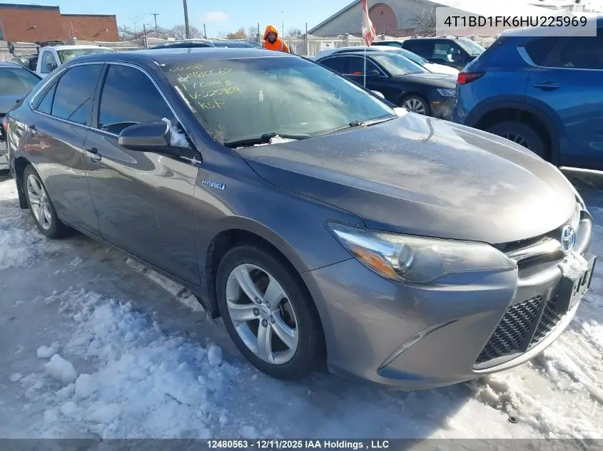 4T1BD1FK6HU225969 2017 Toyota Camry Hybrid Se