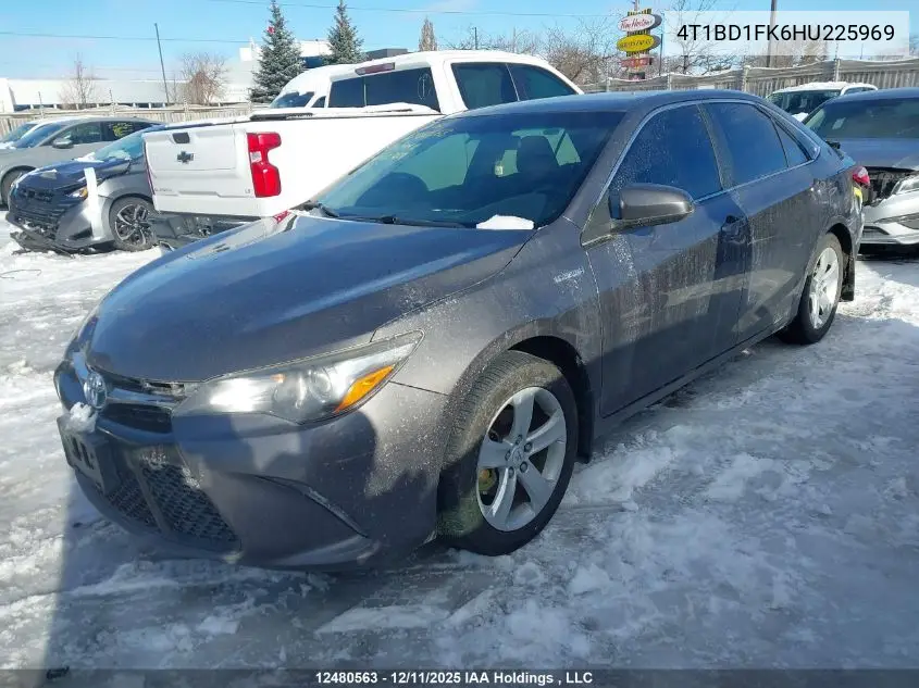 4T1BD1FK6HU225969 2017 Toyota Camry Hybrid Se