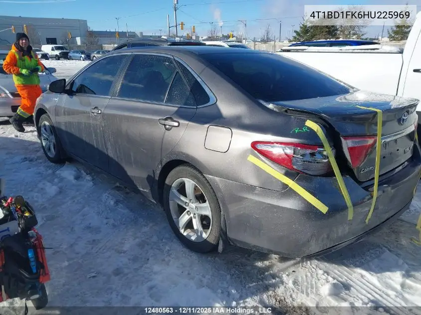 4T1BD1FK6HU225969 2017 Toyota Camry Hybrid Se
