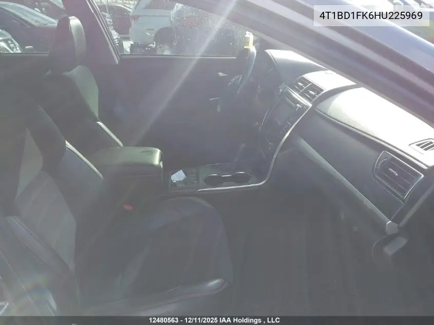 4T1BD1FK6HU225969 2017 Toyota Camry Hybrid Se