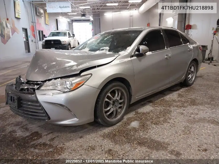 4T1BD1FK7HU218898 2017 Toyota Camry