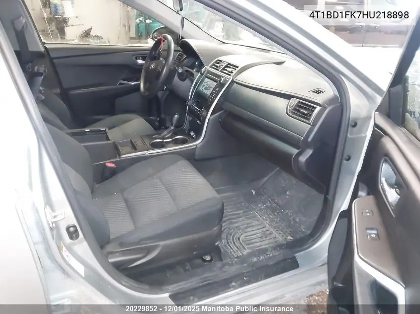 4T1BD1FK7HU218898 2017 Toyota Camry