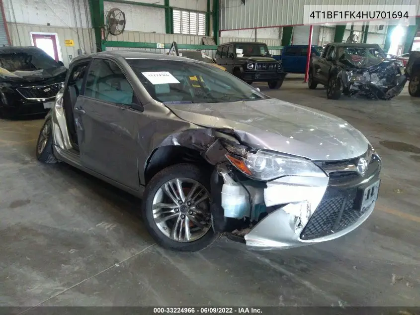4T1BF1FK4HU701694 2017 Toyota Camry Se