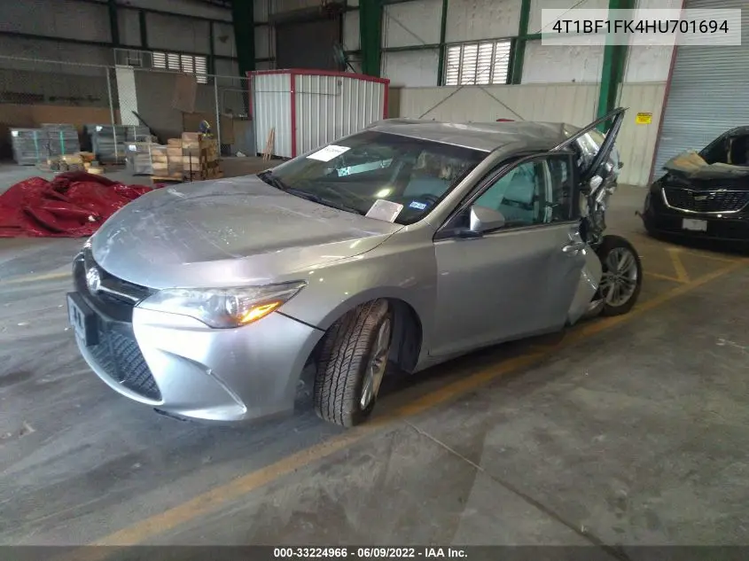 4T1BF1FK4HU701694 2017 Toyota Camry Se