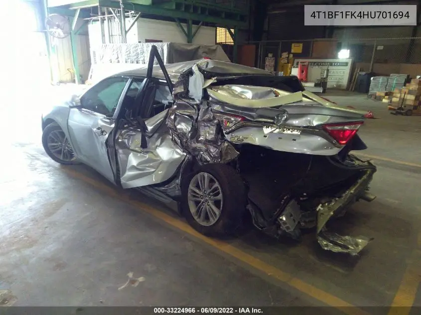 4T1BF1FK4HU701694 2017 Toyota Camry Se