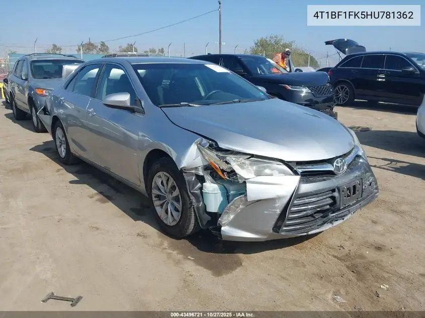 4T1BF1FK5HU781362 2017 Toyota Camry Le