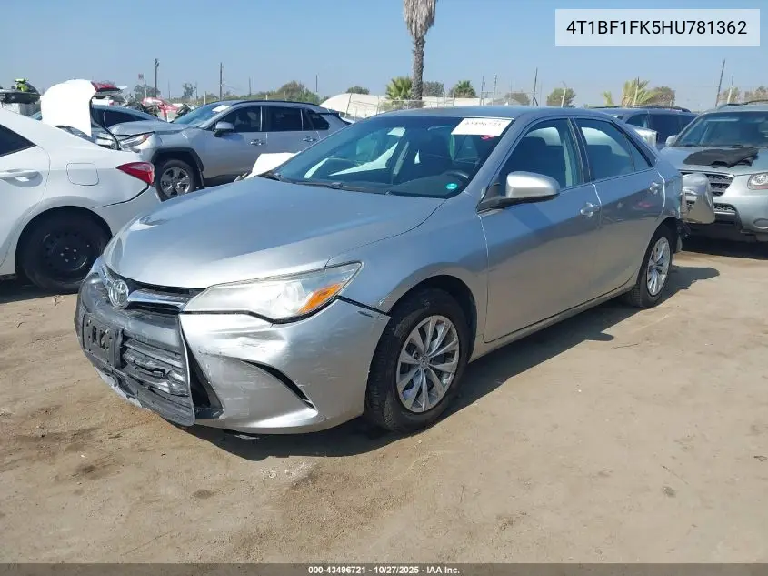 4T1BF1FK5HU781362 2017 Toyota Camry Le