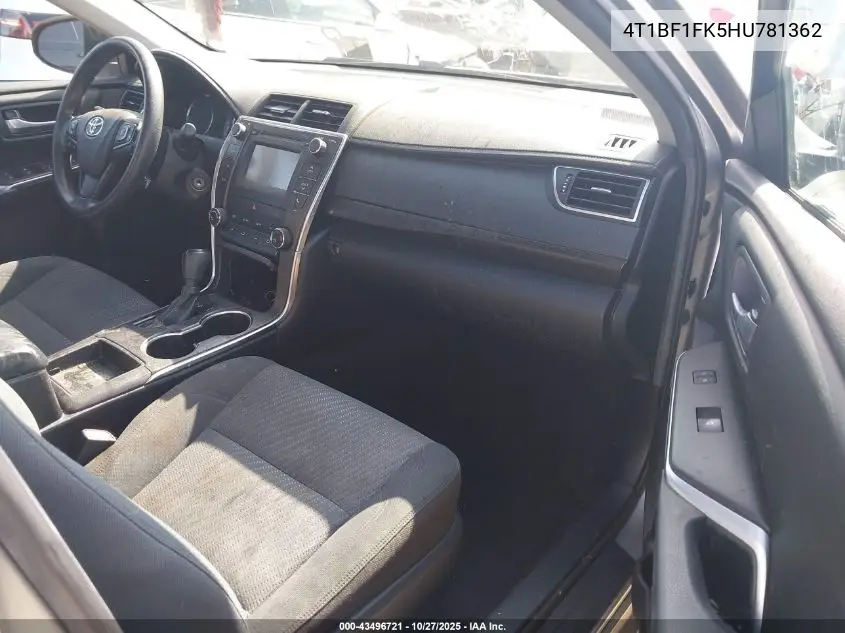 4T1BF1FK5HU781362 2017 Toyota Camry Le
