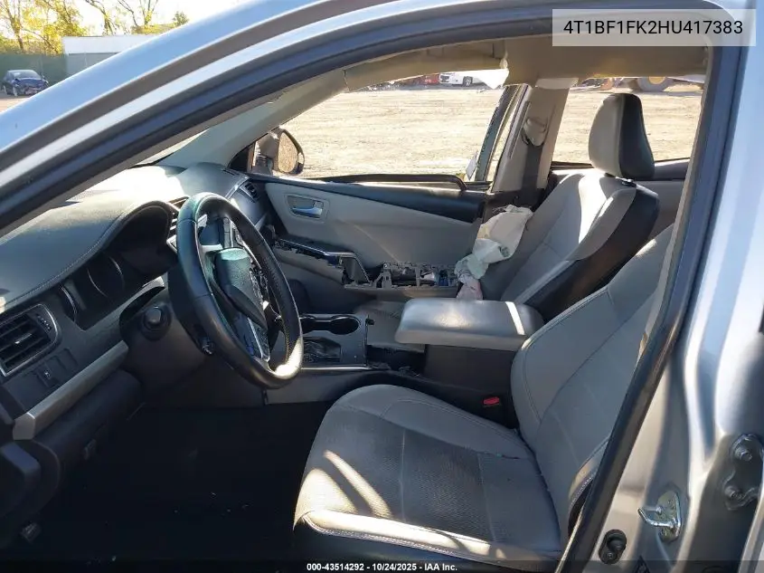4T1BF1FK2HU417383 2017 Toyota Camry Se