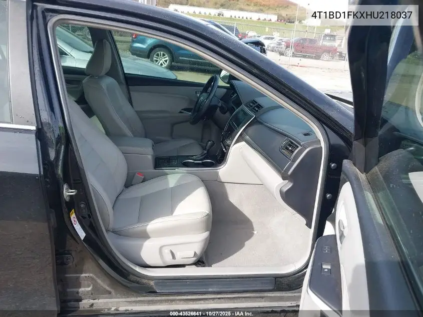 4T1BD1FKXHU218037 2017 Toyota Camry Hybrid Xle