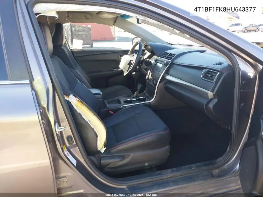 4T1BF1FK8HU643377 2017 Toyota Camry Se