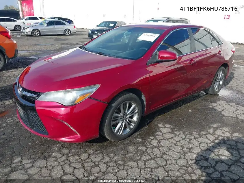 4T1BF1FK6HU786716 2017 Toyota Camry Se
