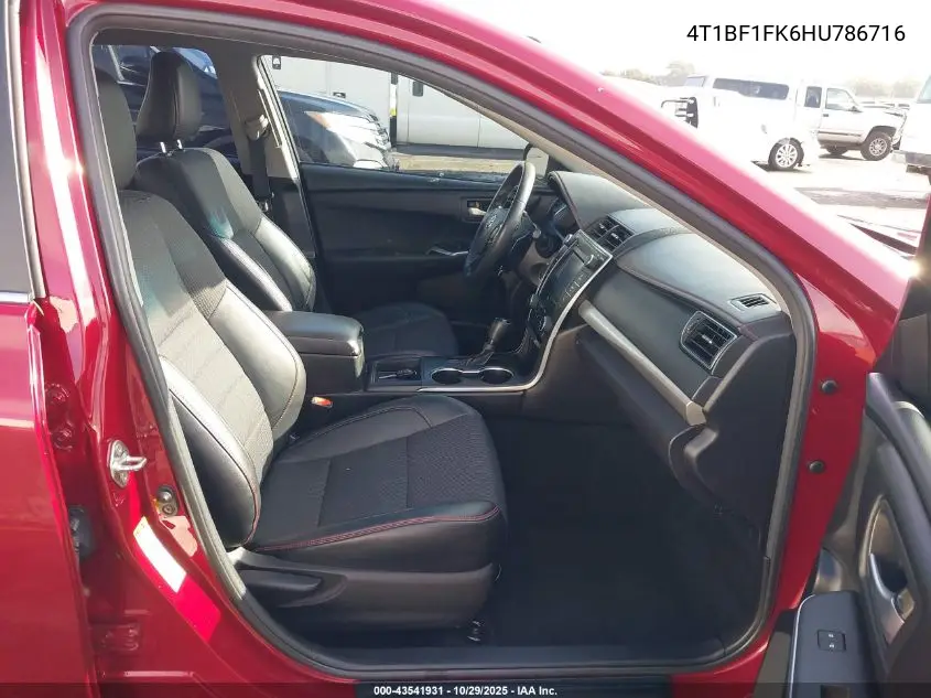 4T1BF1FK6HU786716 2017 Toyota Camry Se