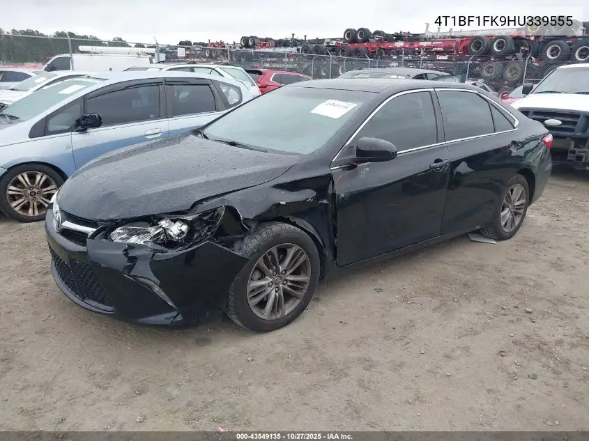 4T1BF1FK9HU339555 2017 Toyota Camry Se