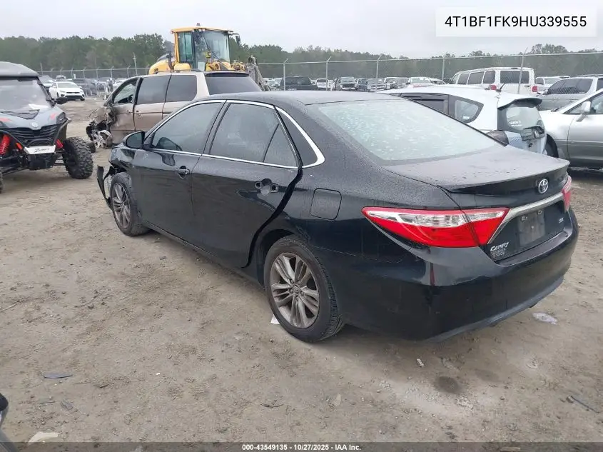 4T1BF1FK9HU339555 2017 Toyota Camry Se