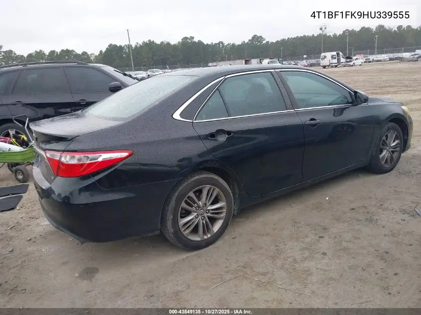 4T1BF1FK9HU339555 2017 Toyota Camry Se